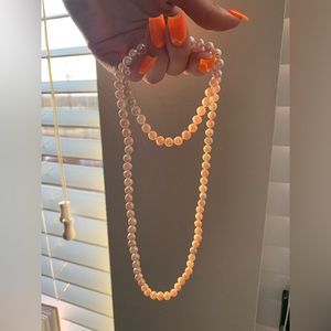 PINK PEARLS SET (necklace & bracelet)